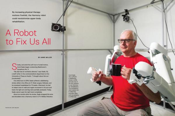 UT's ReNeu Robotics' Harmony Exoskeleton is featured in Dell Magazine's recent issue