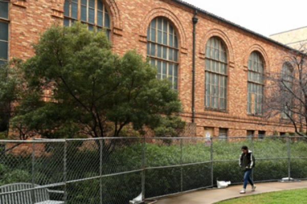 Construction begins on Anna Hiss Gym to house robotics programs