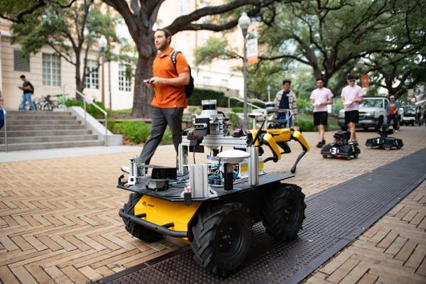 An AI robot is roaming UT – and its name is Jackal