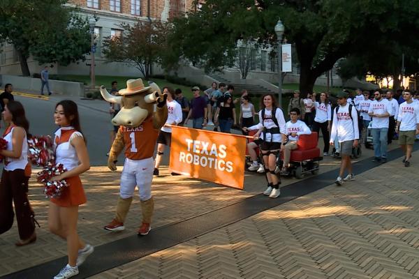 Texas Robotics Leads Robot Parade Across UT Austin Campus